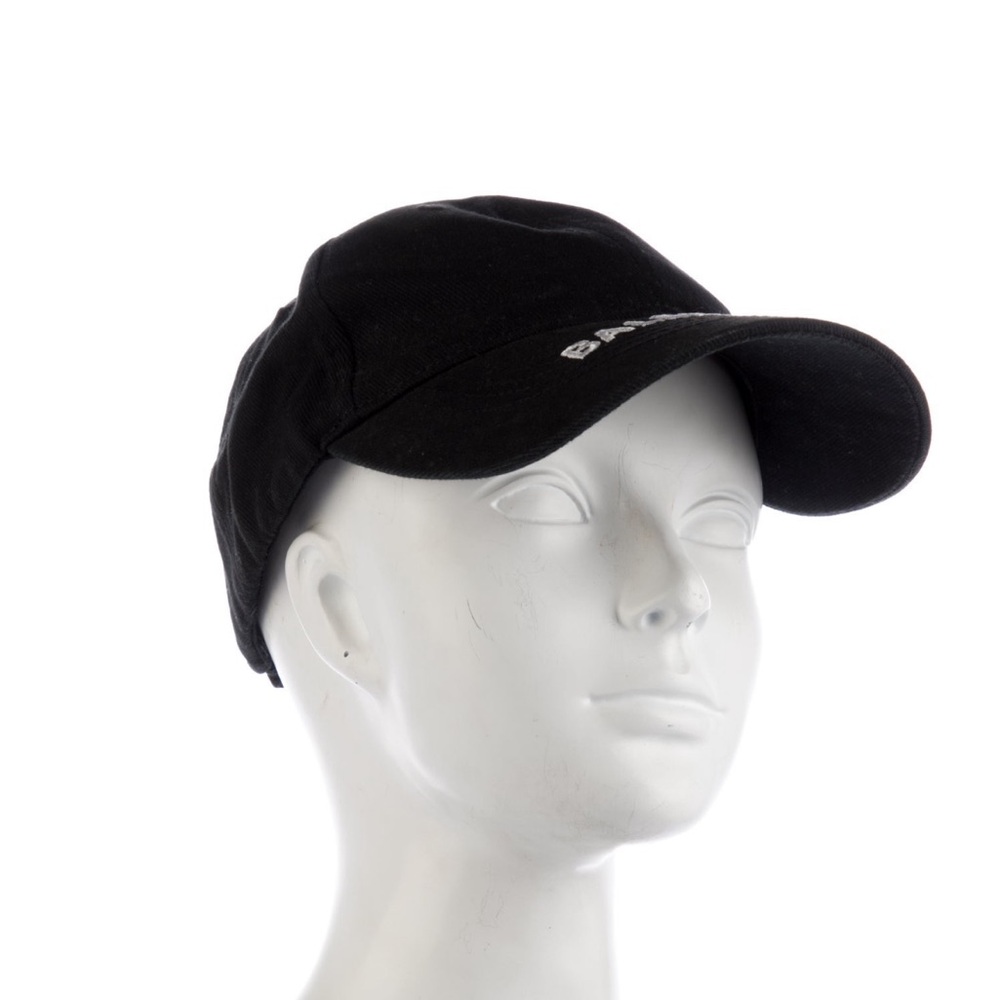Balenciaga Embroidered Canvas Baseball Cap